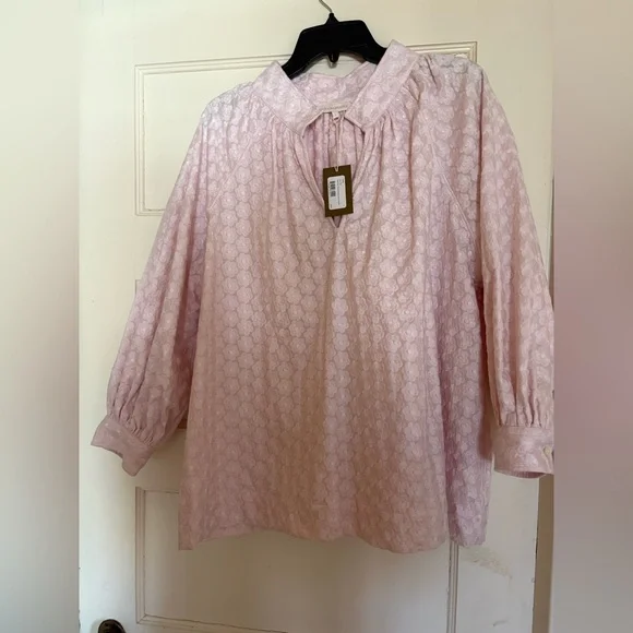 NWT Ann Mashburn Liya blouse size L - Picture 1 of 5